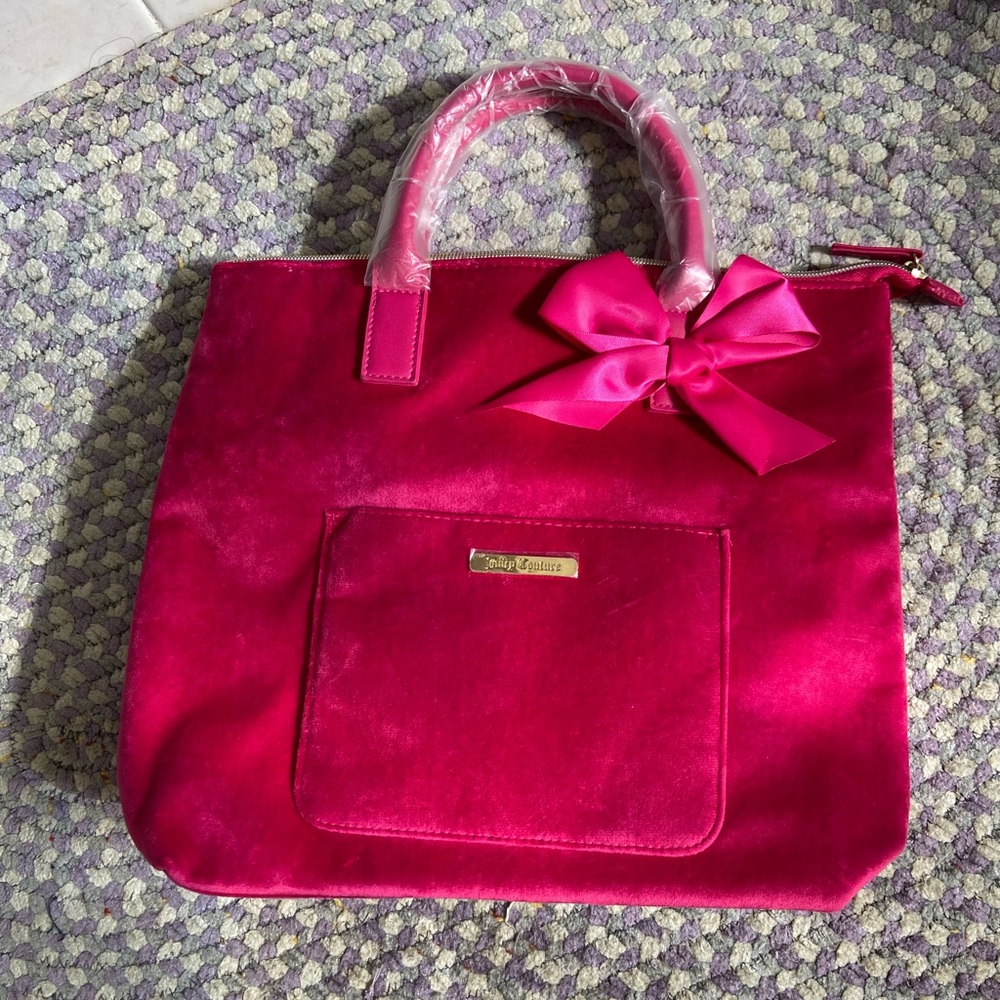 ❤️ NWOT Juicy Couture Convertible Pink Backpack-Bag